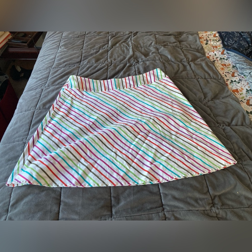 Colorful Caslon 14P Comfortable Skirt Made with Cotton/Spandex